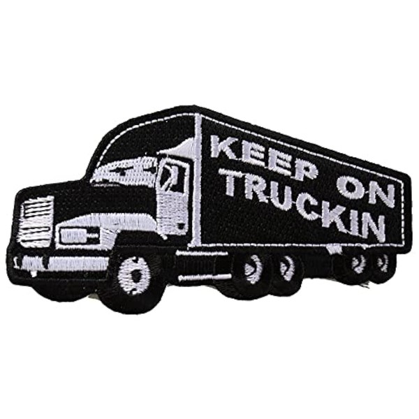 Patch, Premium Quality Embroidered Patch (Iron-On or Sew-On), Keep On