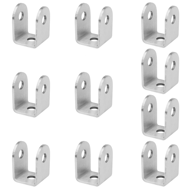 GBGS 10 Pcs U Bracket for 1" Panel,Bracket Stamped 304