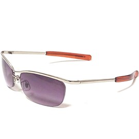 Berkut Men's Ikazume Colored Glasses, Stylish Kaiwar, Driving, Large, Kowamote, 1. Silver x Smoke Half