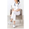 Nursery Light Jacket, Non-See-through, Stretchy, Medical Nursing, Lab Coat, White
