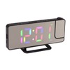 Digital Clock RGB LED Large Screen Mirror Projection Multifunctional Table