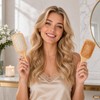 24 Set Wooden Hair Brushes Bamboo Hairbrushes Painting Kit