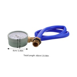 GANAZONO Car Exhaust Pressure Tester Automotive Exhaust Back Pressure Tester Gauge Hose