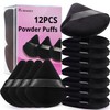 BEAKEY 12pcs Powder Puff Face Powder Triangle Makeup Puff Loose