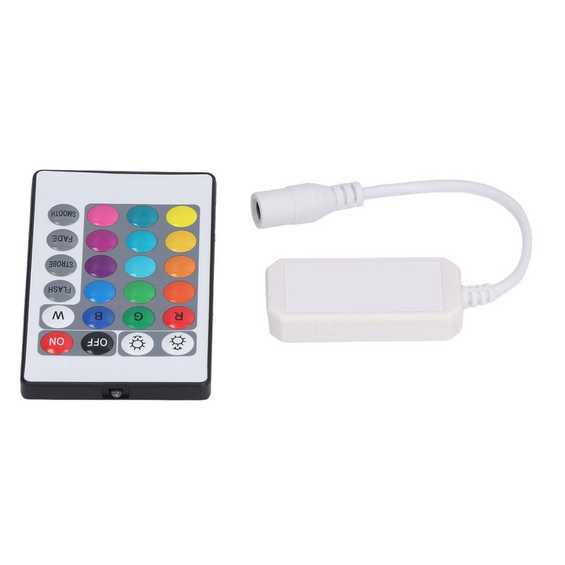 LED Remote Controller 24 Keys Smart 4pin 2.4G RGB IR