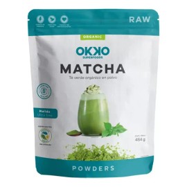 Matcha Té Verde Orgánico En Polvo 454g Okko Superfoods                                                                                                