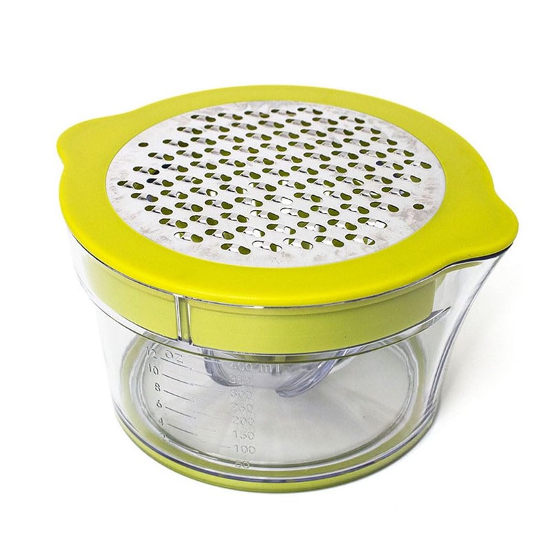 Manual Orange Juicer, Multi-purpose Fruit Squeezer Plastic Measuring Cup for