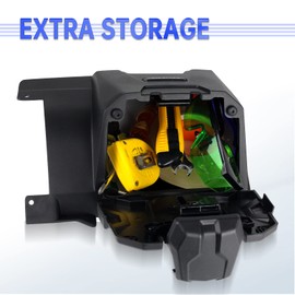 CPOWACE Electronic Device Holder with Storage Box Organizer Compatible with Can Am Defender Accessories, Tablet GPS Phone Holder Mounts Compatible with Defender HD5 HD8 HD10 MAX 2016-2022