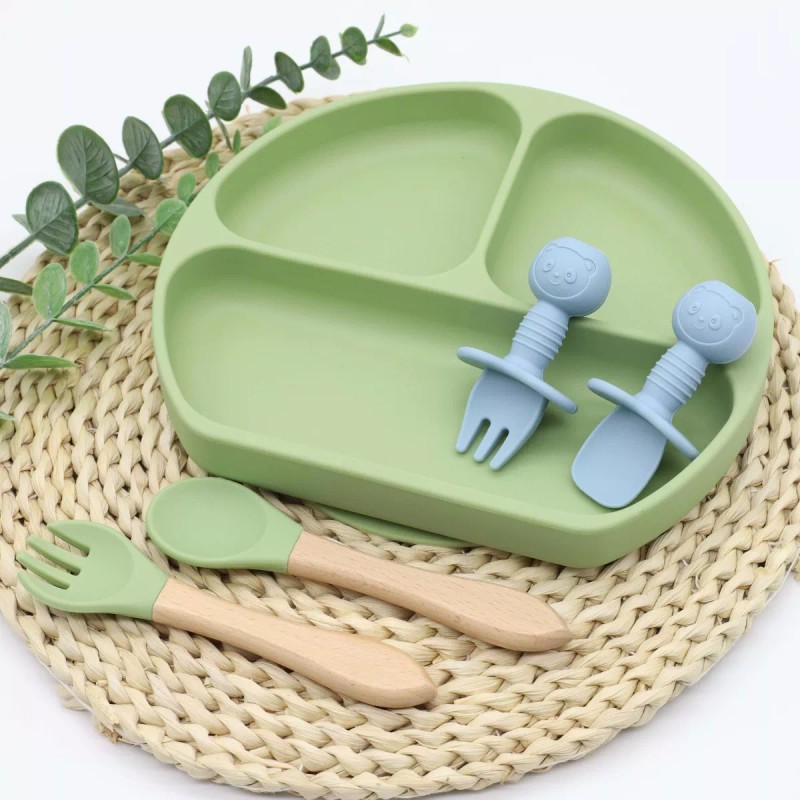 platos bebe,platos para bebés,platos para bebé silicona,platos para bebé antideslizante,platos