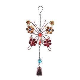 Lyaciomn 1 PCS Butterfly Wind Chimes, Outdoor Indoor Decor, As Shown Metal Butterfly, Mobile Romantic Wind for Grandma Gifts, Mom Gifts, Home