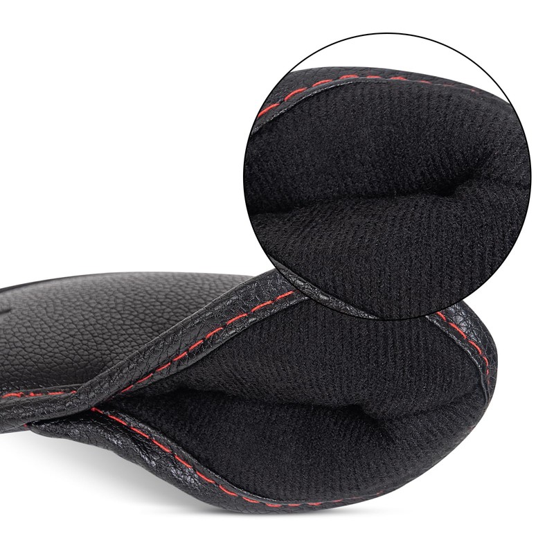 Craftsman Golf Magnetic Headcover Set for Golf Iron Headcovers Black