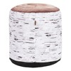 Outdoor/Indoor Pouf Ottoman, Stool for Patio, Office, Classroom or Home