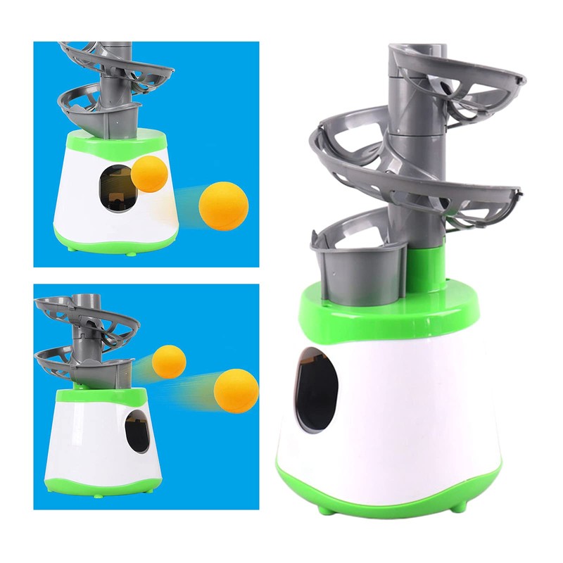 F Fityle Mini PingPong Ball Machine Automatic Table Tennis Machine