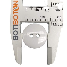 Black and White Buttons - 6 Sizes - 2 Holes - Sewing Accessories - Made and Shipped from Spain