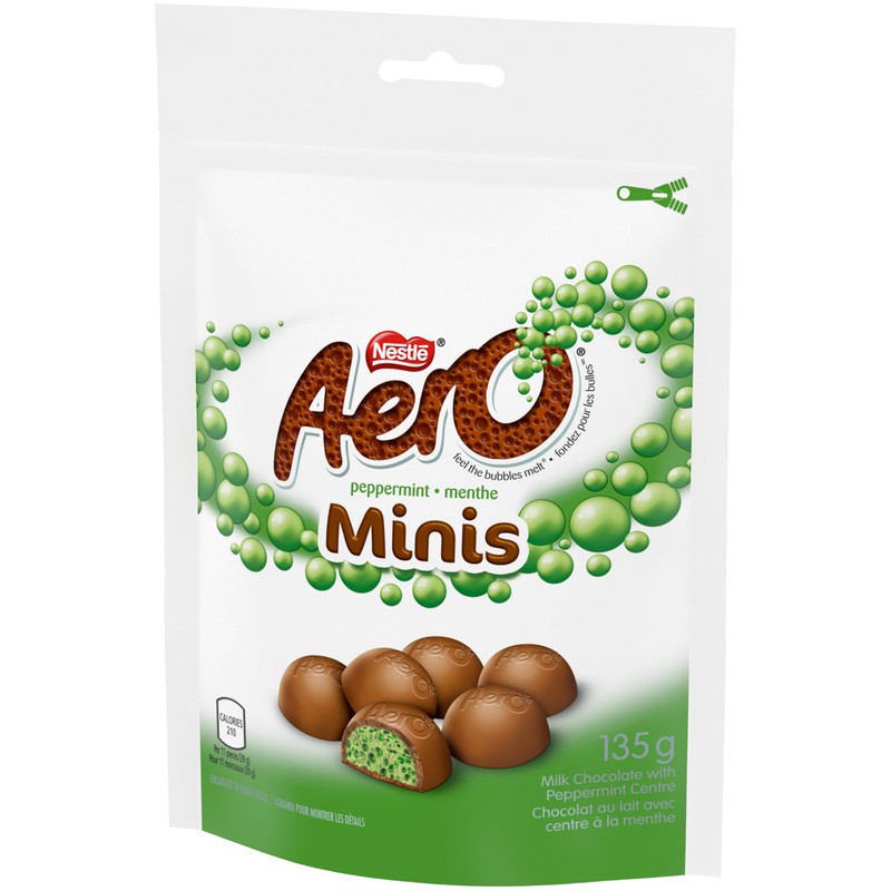 AERO Bubbles Peppermint, 135g Pouch