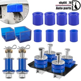 sky66_78 for Peterbilt 379 Engine Hood Hinge Pivot Mounting Bolt Kit & Bumper & Bushings