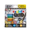 Carioca Metallic Marker Tip Maxi, 6 Metallic Finish Felt Tip