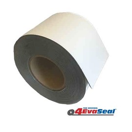 Multi-Purpose Rubberized Roofing and Waterproofing Tape Stops Leaks ! - Roof RV Camper Awning Tarp Boat Repair - White 4in x 50 ft