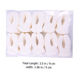 Baluue 1000pcs Pure Cotton Eye Mask for Travel Sleep Eye Mask Beautifying Eye Patch Soft Comfortable Diy Eye Paper Skin Care Eye Paper Disposable Eye Mask