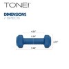 Tone Fitness 5 lb Neoprene Dumbbell Pair for Home Workouts