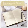 Engrowtic Black Wedding Officiant Book with Black Ink Pen 5.25