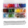 Embroidery Thread Organizer Storage Box Embroidery String for Bracelets Stitch