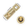 Pair Power Battery O Ring Terminals Brass Gold Plated High