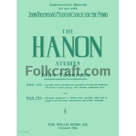 Willis Música Hanon Nivel de estudios libro Dos mid-intermediate Piano