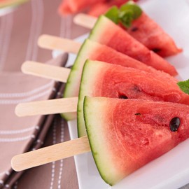 Vinsani 50pcs Natural Wooden Lolly Sticks – Smooth Craft Popsicle Kids Lollipop Sticks - Perfect for Desserts (Ice Creams, Cakesicles, Lollypops), Kids DIY Art Project and Crafts – 11.2 X 1CM