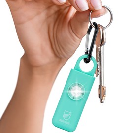 Original Defense Original Defense? Siren Self-Defense Alarm (Mint) - 130 dB Keychain Alarm with LED Strobe Light for Women, Children, and Elderly - Police Recommended
