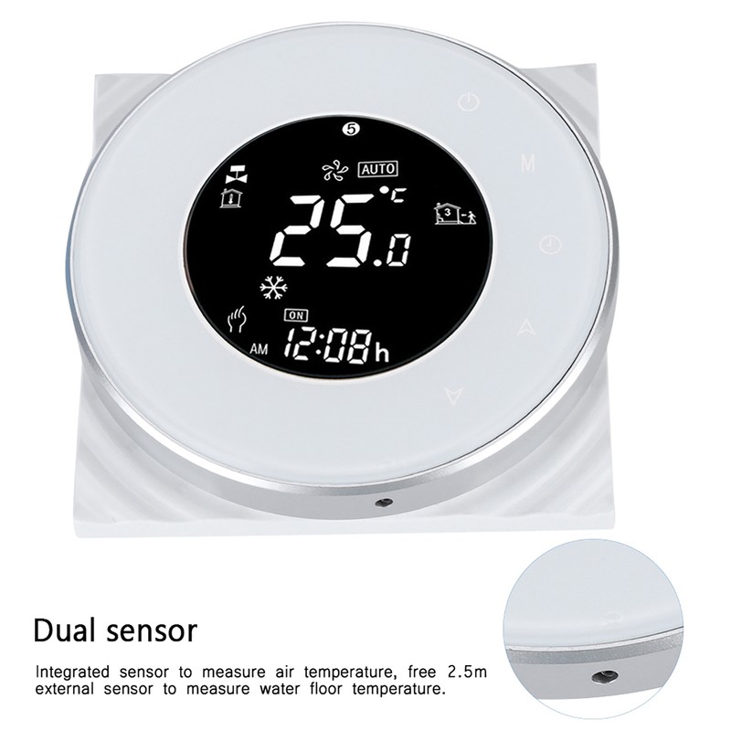 Electric Floor Heating LCD Touch Screen Thermostat With WIFI Temperature
