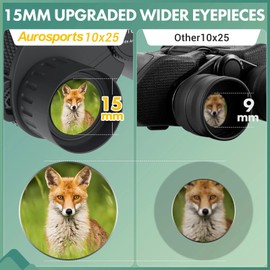COMET Binoculars 10X25 Long Range Pocket HD Telescope Folding Compact Bak4 Prism Binocular