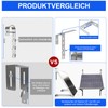 6-25 cm Set of 4 Adjustable Solar Panel Brackets with