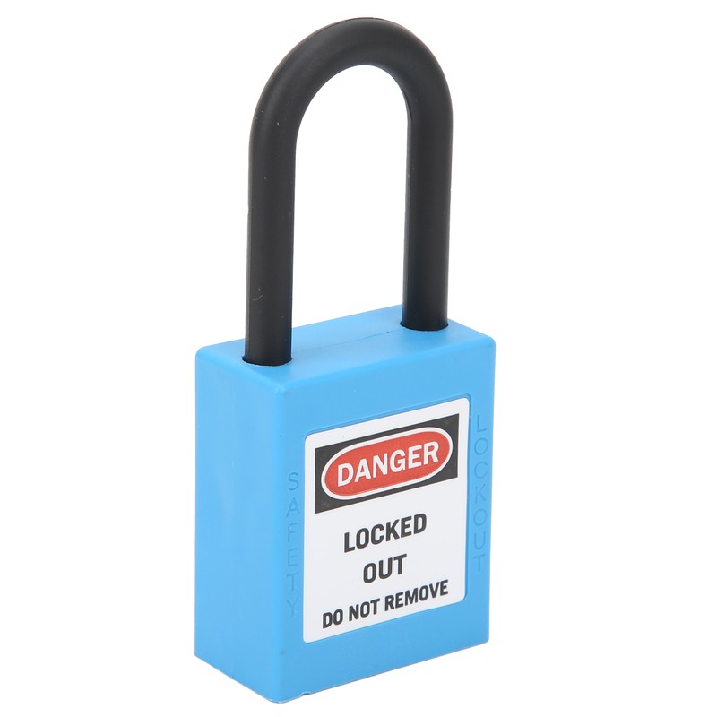 5Set 38mm Lockout Tagout Lock Nylon Durable Dustproof Insulated Safety