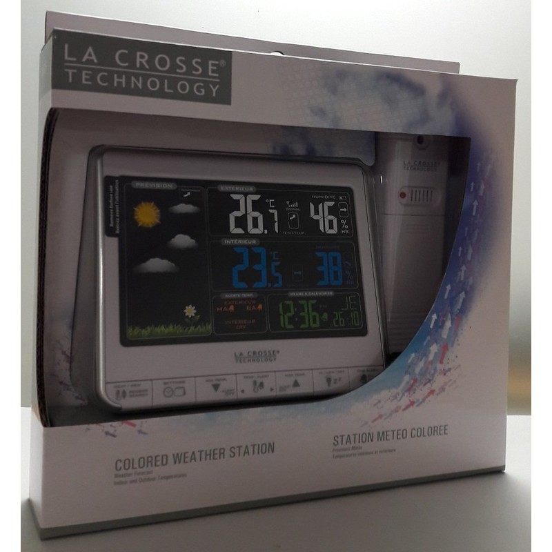 La Crosse Technology Weather Station ws6826whi-bla Coloured