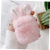 CAXUSD 1pc Cartoon Plush Rabbit Ear Protective Cover for Cute