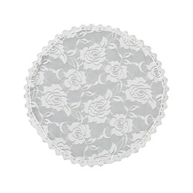 White Rose Lace Chapel Cap Veil Head Coverings for Women Church Church Hair Veils Prayer Latin Mass