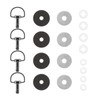GAOSHA Universal Fairing Bolts 14mm and 19mm D Rings 1/4