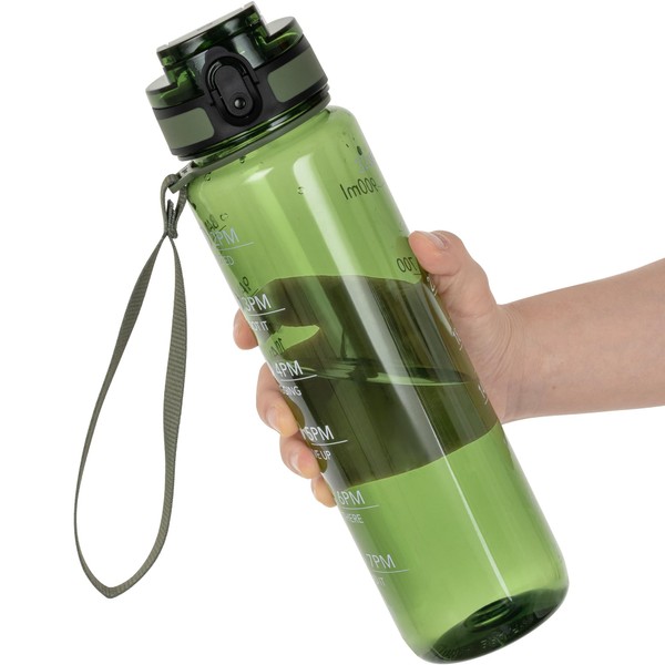 OLDLEY Water Bottle 32oz, Durable and Leakproof Water Bottles Motivational