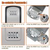 Protable Key Storage Security Lock,V-Resourcing® Door Knob Mounted Re-settable 4