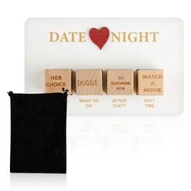 GLADFRESIT Dating Game Dice Date Night Wooden Dice After Dark for Use In Hotels and Bedrooms, and for Couples to Add Fun.