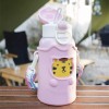 Maíz Botella Agua Niños Infantil + Popote Kawaii Antiderrame