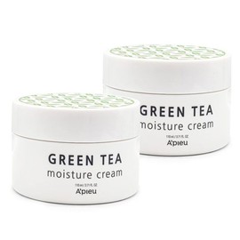 Apieu 어퓨 그린티 모이스처 크림 110ml+110ml A'PIEU Green Tea Moisture Cream 110ml+110ml
