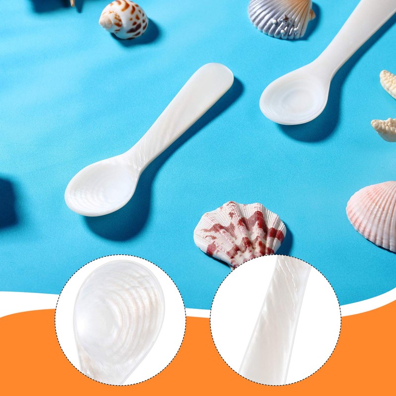 Patelai 40 Pieces Set of Caviar Spoons Mother of Pearl