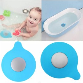 TIKA 2 Silicone Drain Plug Cover Set - Kitchen/Bath Sink Water Stopper, Rubber Seal