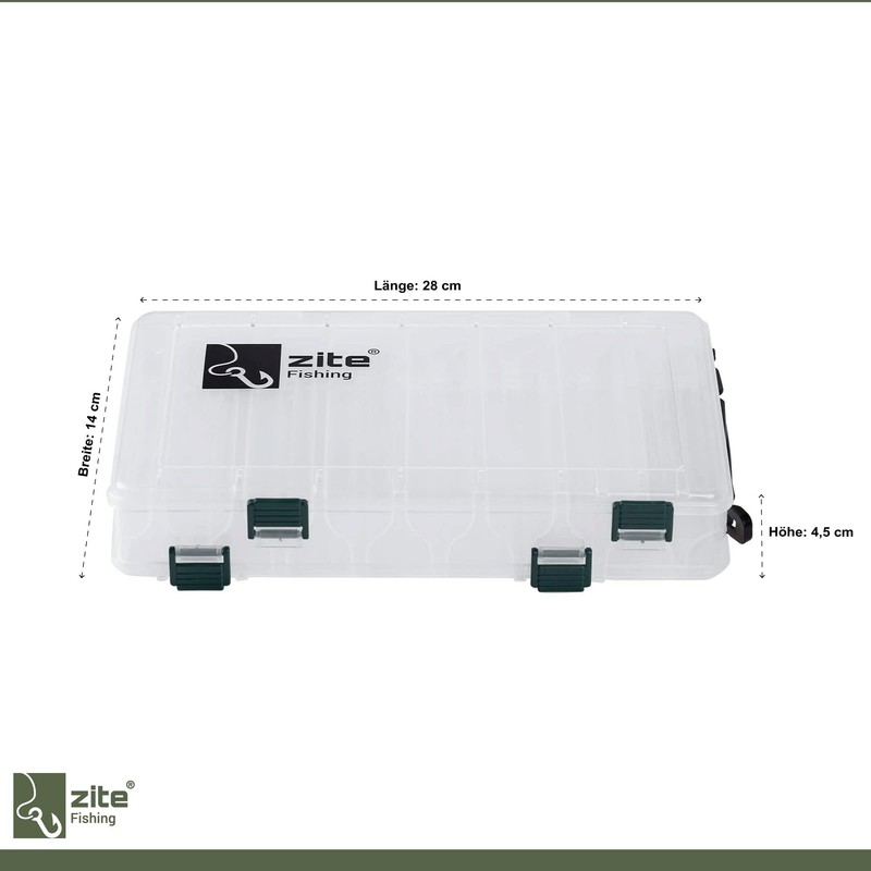 Zite Fishing Bait Box 27 x 18 x 4.5 cm