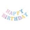 Happy Birthday Garland, 14-Piece Colourful Happy Birthday Banner Set, Colourful