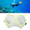 Diving Goggles Swim Glasses Silicone Adjustable Strap Tempered Glass Thickened