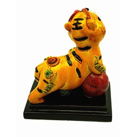 Feng Shui Year of Chinese Zodiac Tiger Figurine Statue Decorative Ornament