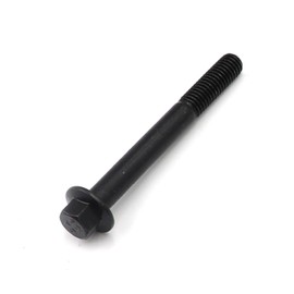 binifiMux 6pcs M8 x 85mm Flanged Hex Head Bolts Flange Hexagon Screws, Grade 10.9 Alloy Steel, Black Oxide Finish
